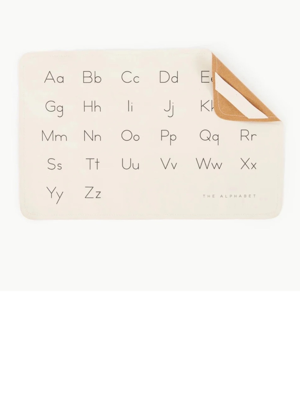 Gathre Alphabet Micro Mat Placemat / Neutral Decor